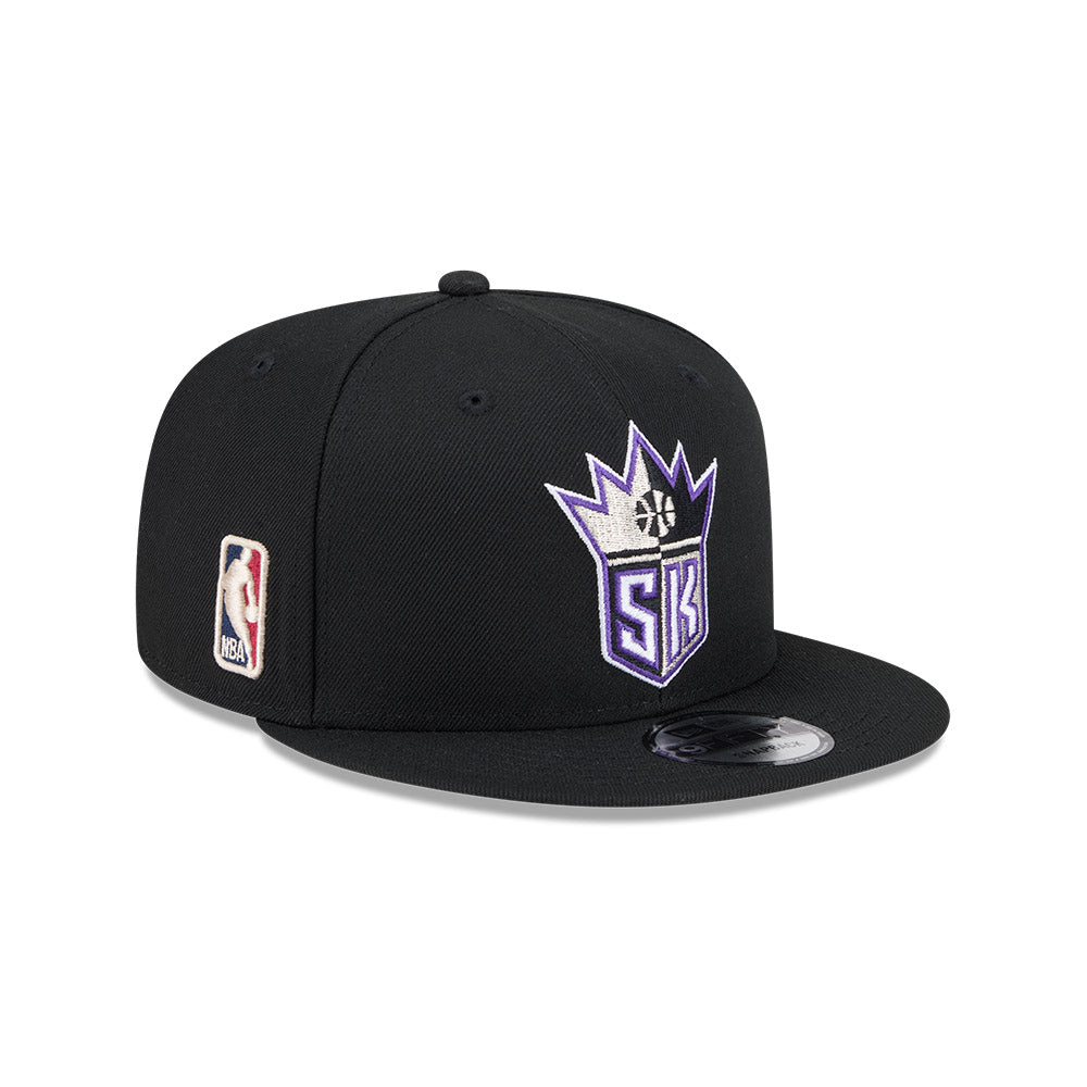 New Era หมวกรุ่น SACRAMENTO KINGS NBA HARDWOOD CLASSIC BLACK 9FIFTY CAP
