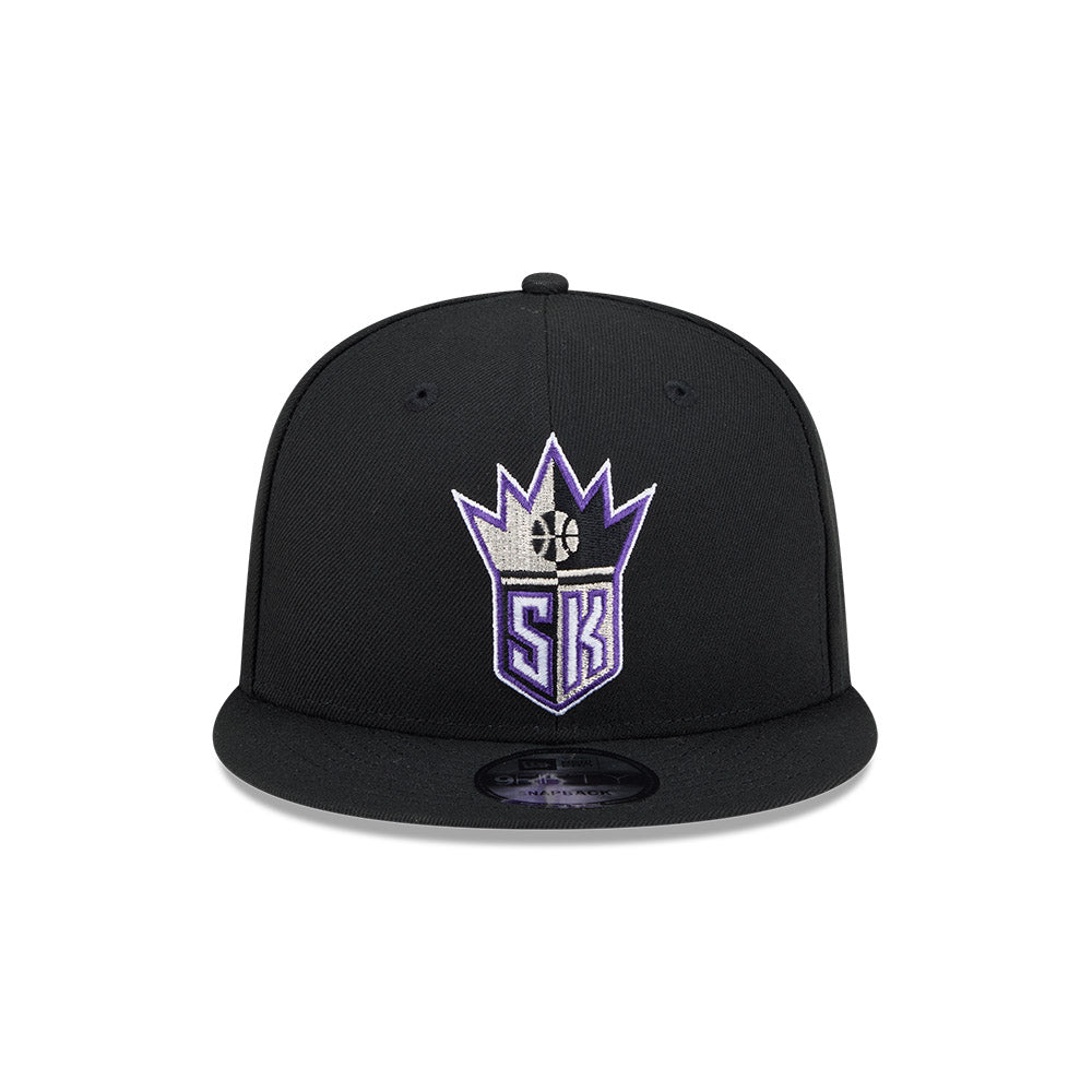 New Era หมวกรุ่น SACRAMENTO KINGS NBA HARDWOOD CLASSIC BLACK 9FIFTY CAP