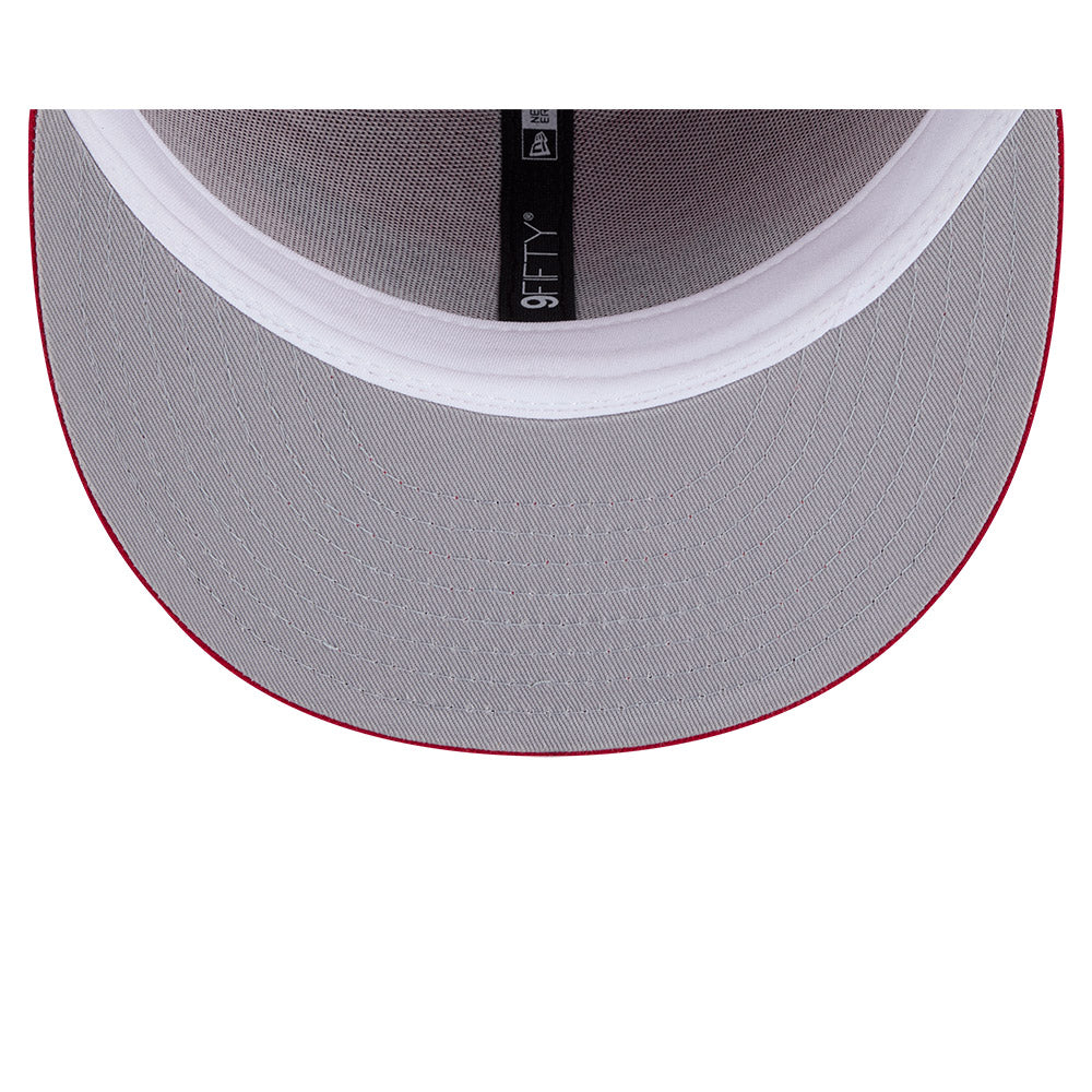 New Era หมวกรุ่น CHICAGO BULLS NBA HARDWOOD CLASSIC RED 9FIFTY CAP