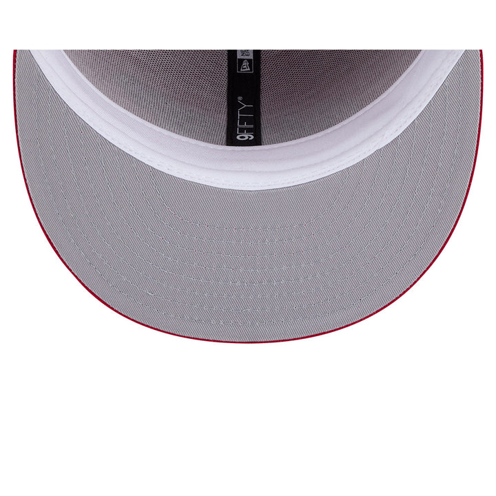 New Era หมวกรุ่น CHICAGO BULLS NBA HARDWOOD CLASSIC RED 9FIFTY CAP