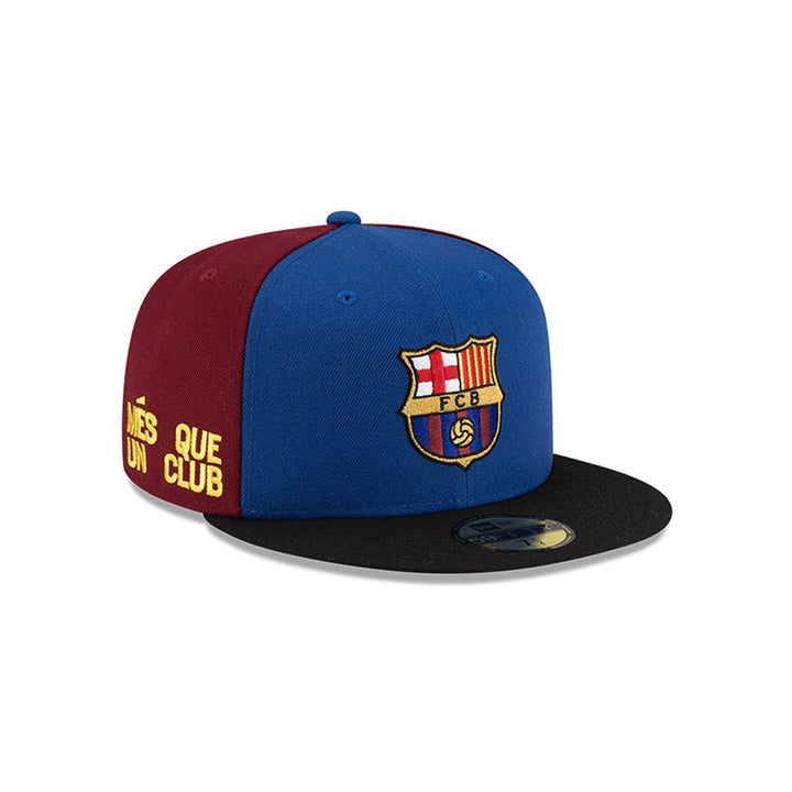 New Era หมวกรุ่น Fc Barcelona Dark Red 59Fifty Cap