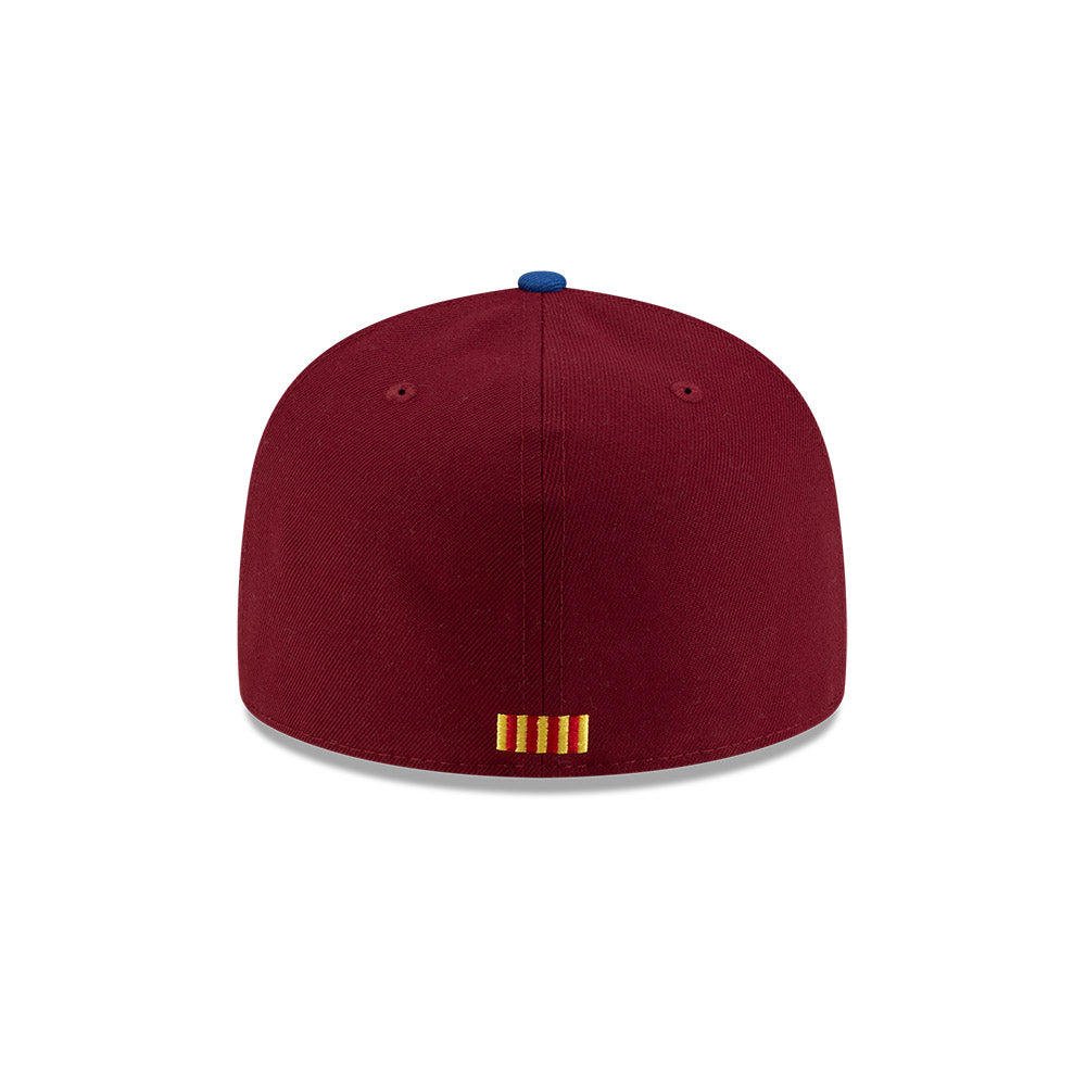 New Era หมวกรุ่น Fc Barcelona Dark Red 59Fifty Cap