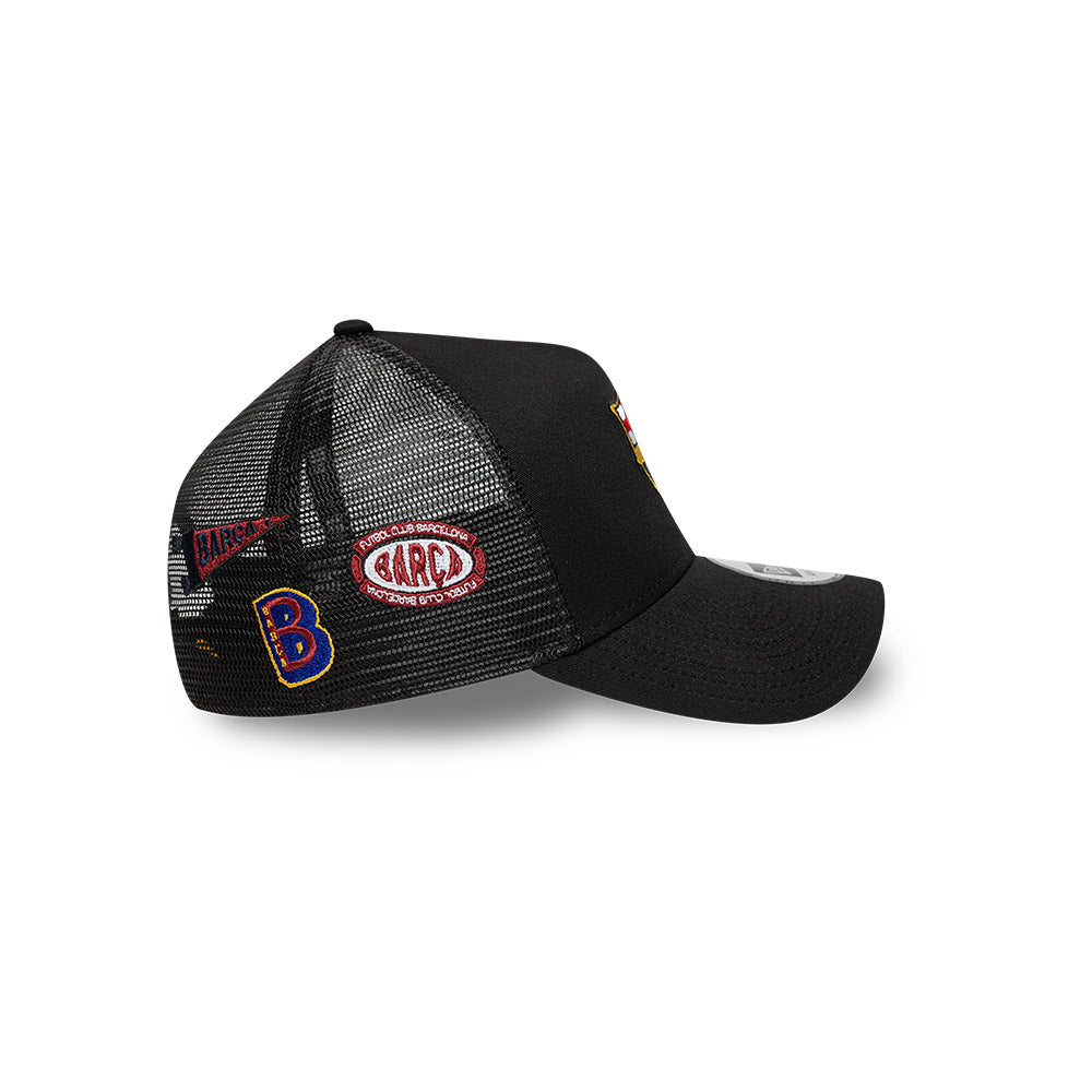 New Era หมวกรุ่น Fc Barcelona Black 9Forty A-Frame Trucker Cap