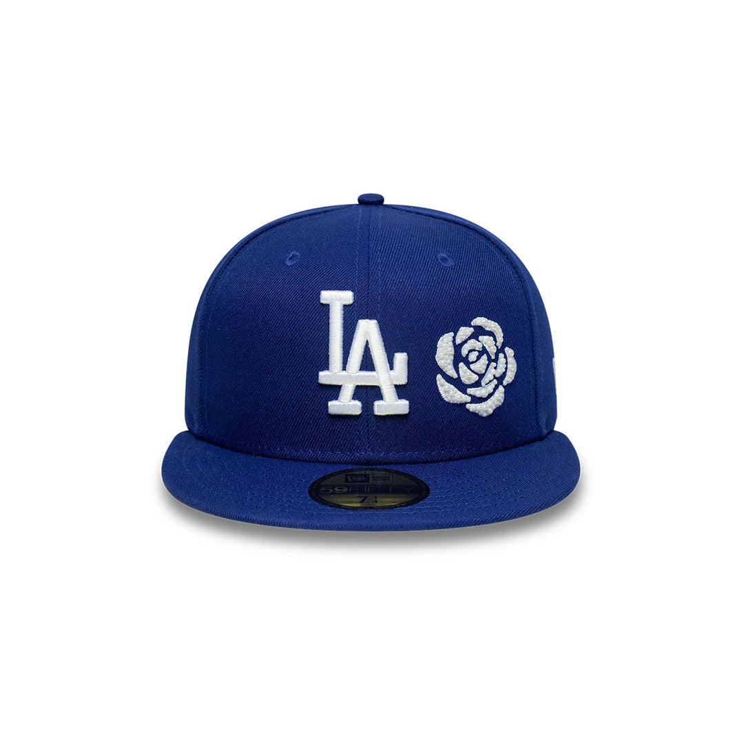 หมวกแก๊ป New Era รุ่น Los Angeles Dodgers Faux Pearl Icon Dark Royal 59Fifty Cap
