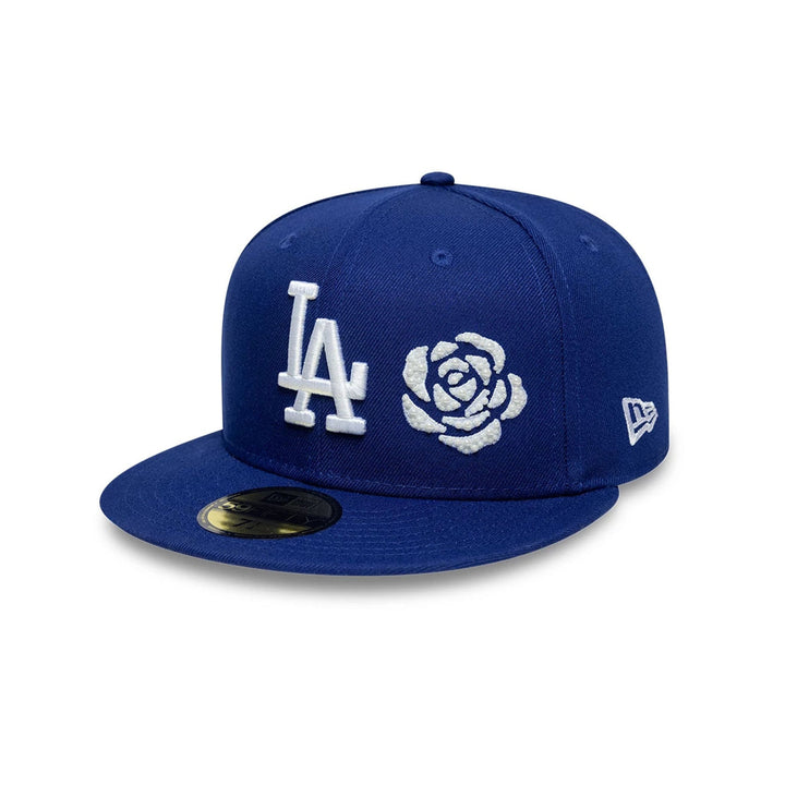 หมวกแก๊ป New Era รุ่น Los Angeles Dodgers Faux Pearl Icon Dark Royal 59Fifty Cap