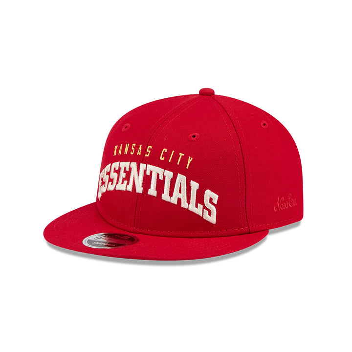 New Era หมวกรุ่น FEAR OF GOD x NFL KANSAS CITY CHIEFS SCARLET 9FIFTY RETRO CROWN CAP
