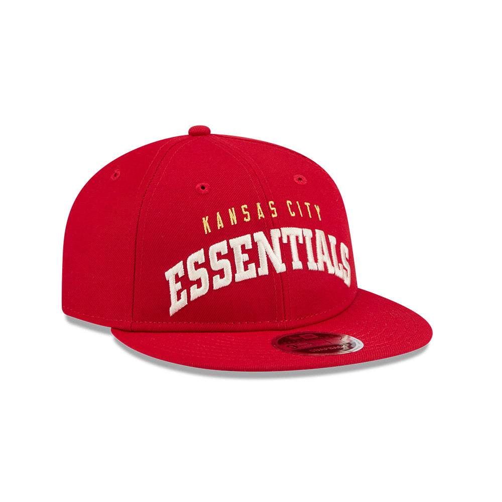 New Era หมวกรุ่น FEAR OF GOD x NFL KANSAS CITY CHIEFS SCARLET 9FIFTY RETRO CROWN CAP