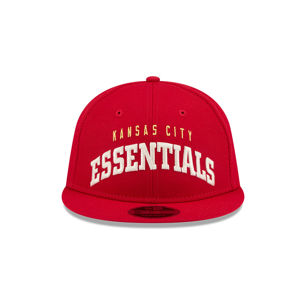New Era หมวกรุ่น FEAR OF GOD x NFL KANSAS CITY CHIEFS SCARLET 9FIFTY RETRO CROWN CAP