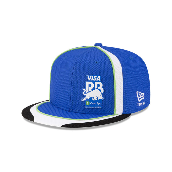 New Era หมวกรุ่น VISA CASH APP RACING BULLS EMEA MOTORSPORT BRIGHT BLUE 59FIFTY CAP