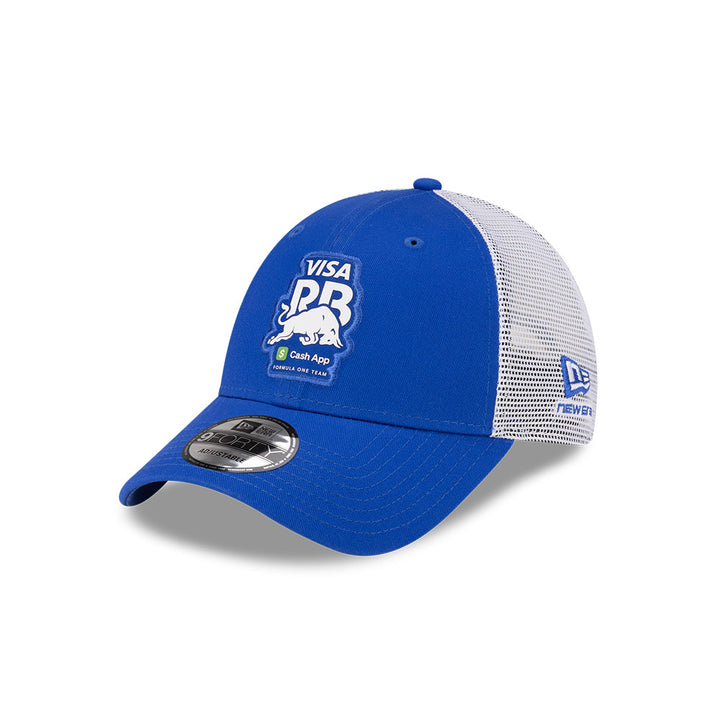 New Era หมวกรุ่น VISA CASH APP RACING BULLS EMEA MOTORSPORT BRIGHT BLUE 9FORTY CAP