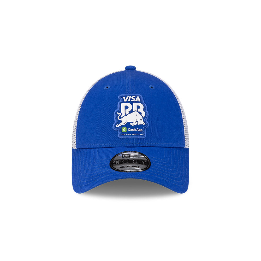 New Era หมวกรุ่น VISA CASH APP RACING BULLS EMEA MOTORSPORT BRIGHT BLUE 9FORTY CAP