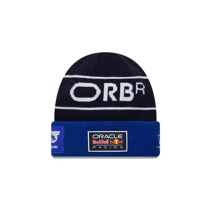New Era หมวกรุ่น Red Bull F1 Emea Motorsport H1 Ss26 Dk Blue Beanie Cap