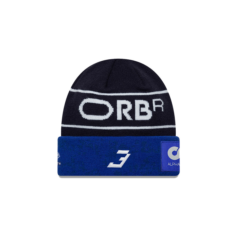 New Era หมวกรุ่น Red Bull F1 Emea Motorsport H1 Ss26 Dk Blue Beanie Cap