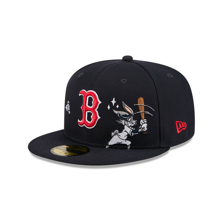 หมวกแก๊ป New Era รุ่น Looney Tunes X MLB Boston Red Sox Navy 59Fifty Cap