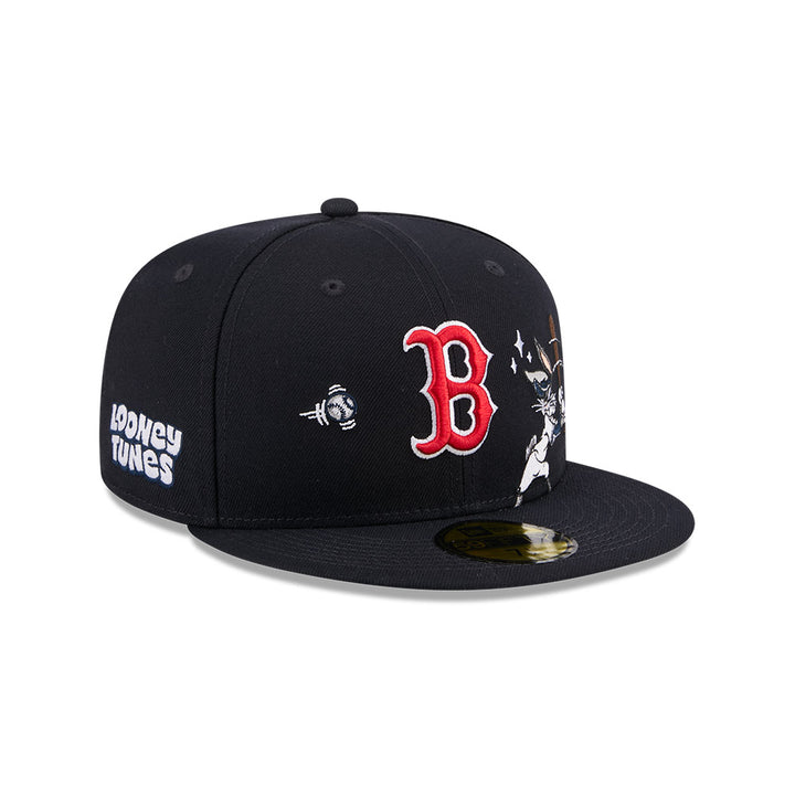 หมวกแก๊ป New Era รุ่น Looney Tunes X MLB Boston Red Sox Navy 59Fifty Cap