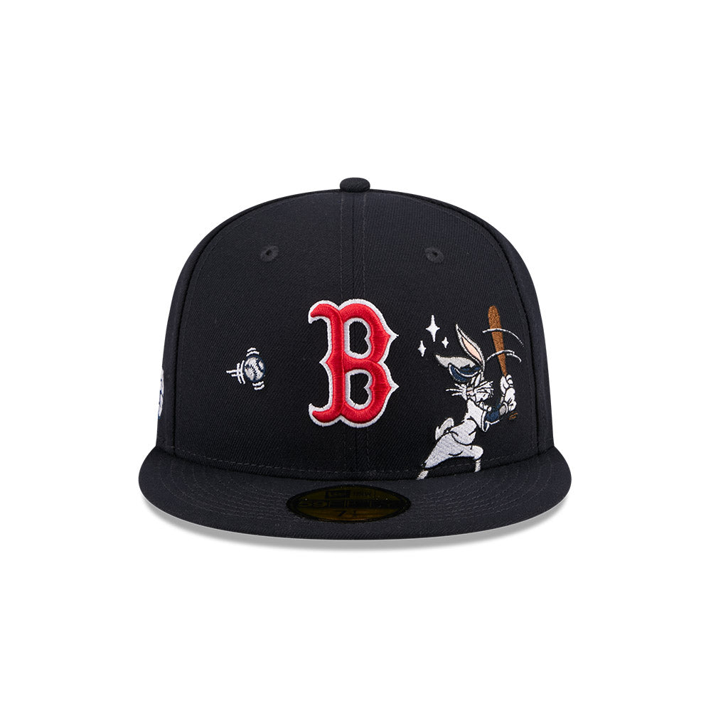 หมวกแก๊ป New Era รุ่น Looney Tunes X MLB Boston Red Sox Navy 59Fifty Cap