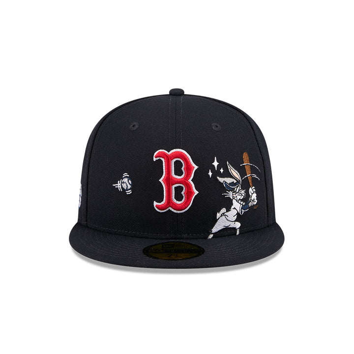 หมวกแก๊ป New Era รุ่น Looney Tunes X MLB Boston Red Sox Navy 59Fifty Cap