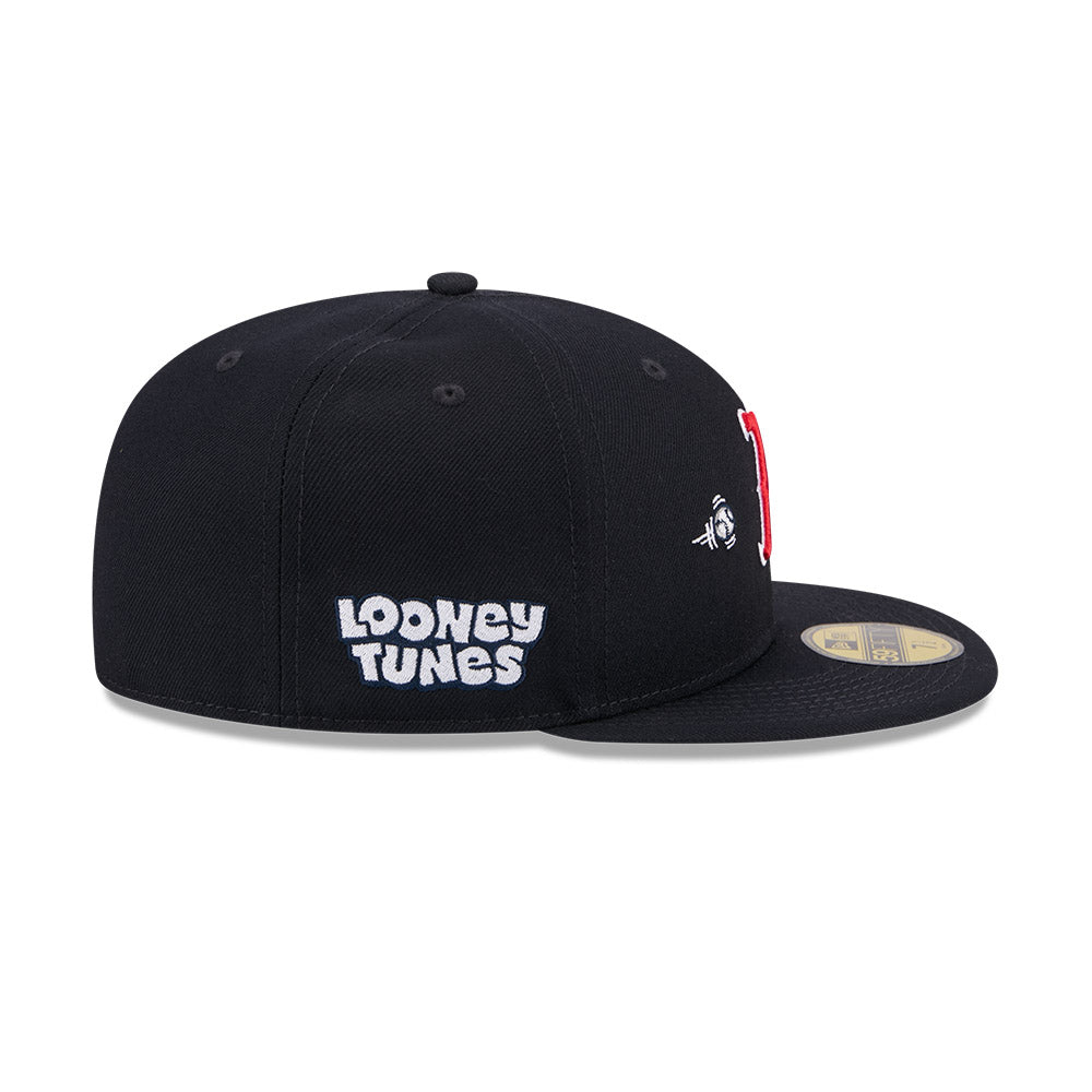 หมวกแก๊ป New Era รุ่น Looney Tunes X MLB Boston Red Sox Navy 59Fifty Cap