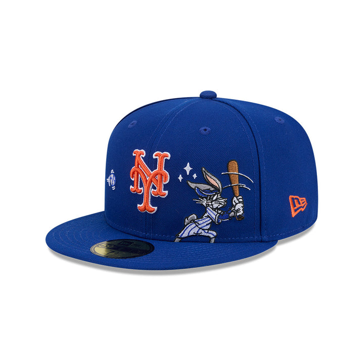 หมวกแก๊ป New Era รุ่น Looney Tunes X MLB New York Mets Royal 59Fifty Cap