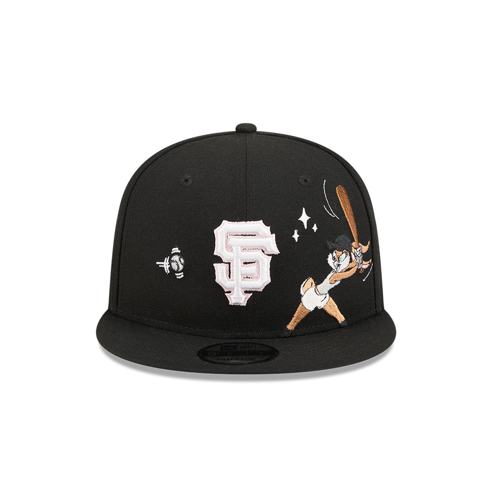 หมวกแก๊ป New Era รุ่น Looney Tunes X MLB San Francisco Giants Black 9Fifty Cap