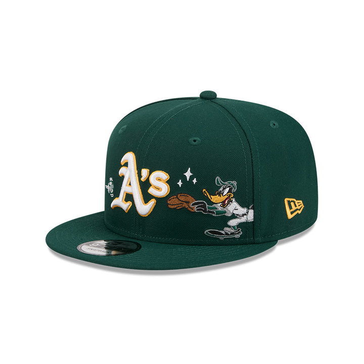 หมวกแก๊ป New Era รุ่น Looney Tunes X MLB Oakland Athletics Dark Green 9Fifty Cap