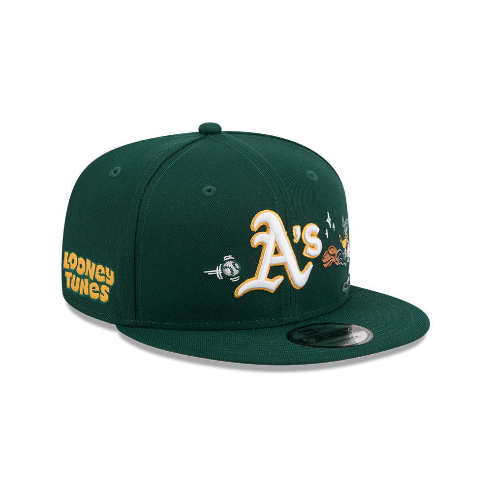 หมวกแก๊ป New Era รุ่น Looney Tunes X MLB Oakland Athletics Dark Green 9Fifty Cap