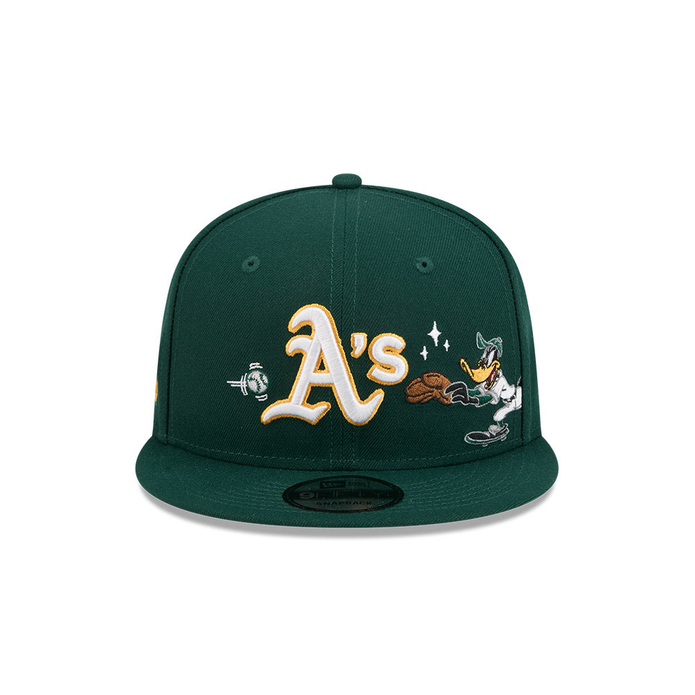 หมวกแก๊ป New Era รุ่น Looney Tunes X MLB Oakland Athletics Dark Green 9Fifty Cap