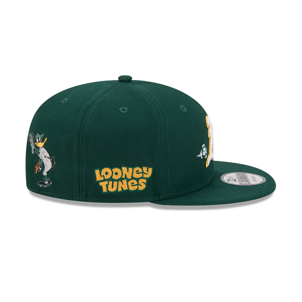 หมวกแก๊ป New Era รุ่น Looney Tunes X MLB Oakland Athletics Dark Green 9Fifty Cap