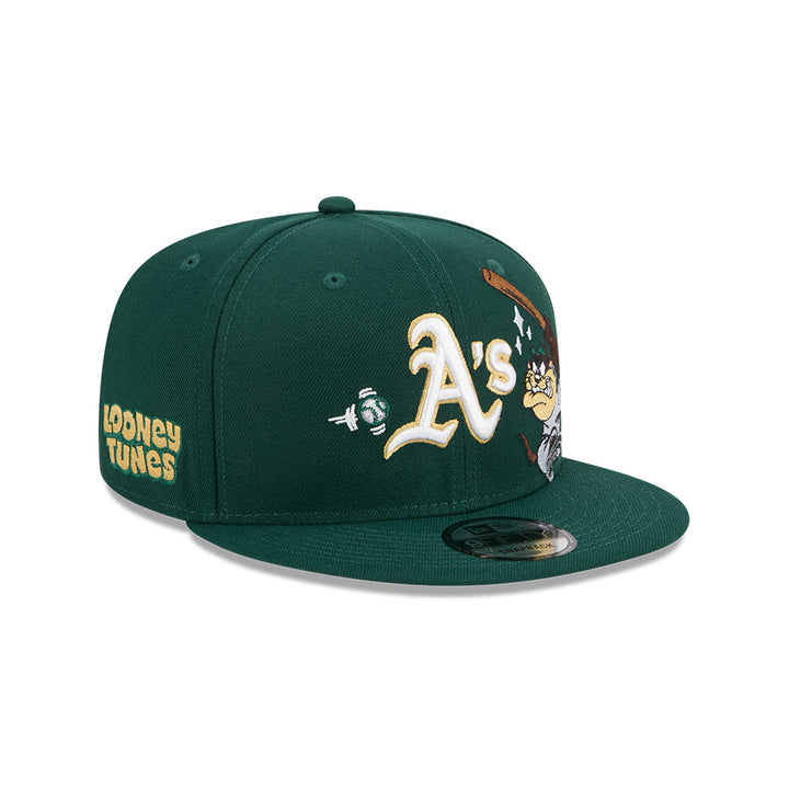 หมวกแก๊ป New Era รุ่น Looney Tunes X MLB Oakland Athletics Dark Green 9Fifty Cap