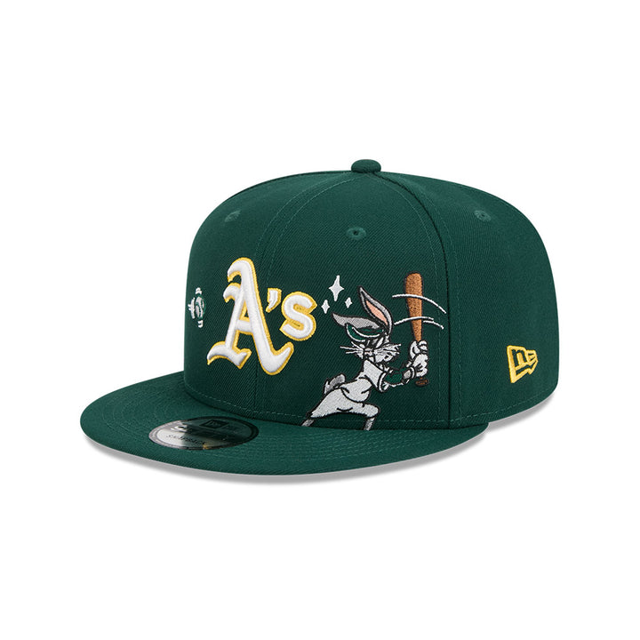 หมวกแก๊ป New Era รุ่น Looney Tunes X MLB Oakland Athletics Dark Green 9Fifty Cap
