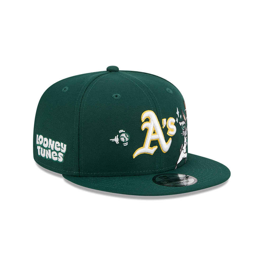หมวกแก๊ป New Era รุ่น Looney Tunes X MLB Oakland Athletics Dark Green 9Fifty Cap