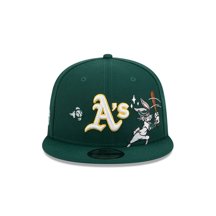 หมวกแก๊ป New Era รุ่น Looney Tunes X MLB Oakland Athletics Dark Green 9Fifty Cap
