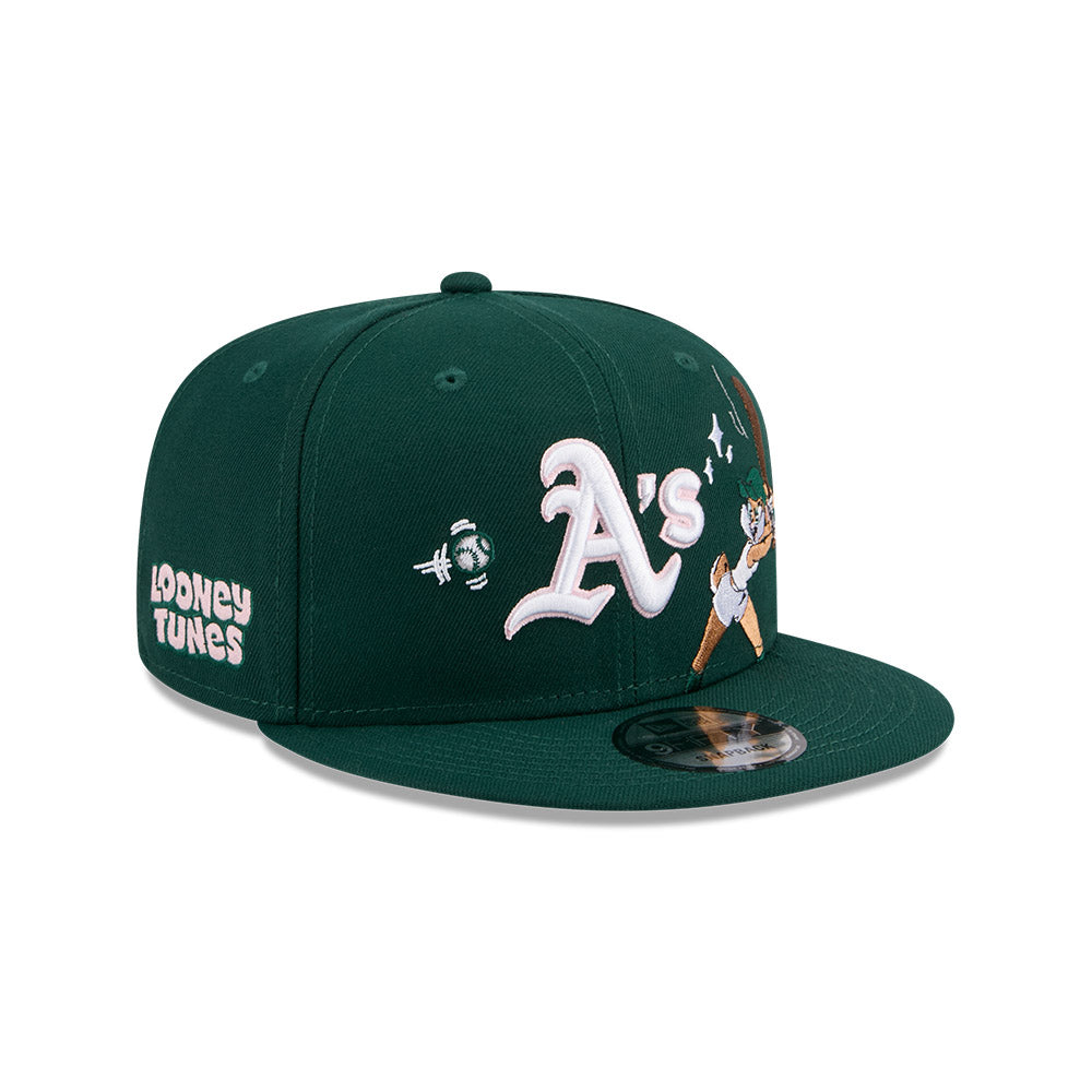 หมวกแก๊ป New Era รุ่น Looney Tunes X MLB Oakland Athletics Dark Green 9Fifty Cap