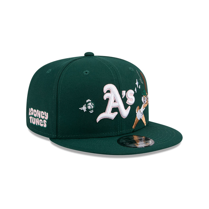 หมวกแก๊ป New Era รุ่น Looney Tunes X MLB Oakland Athletics Dark Green 9Fifty Cap