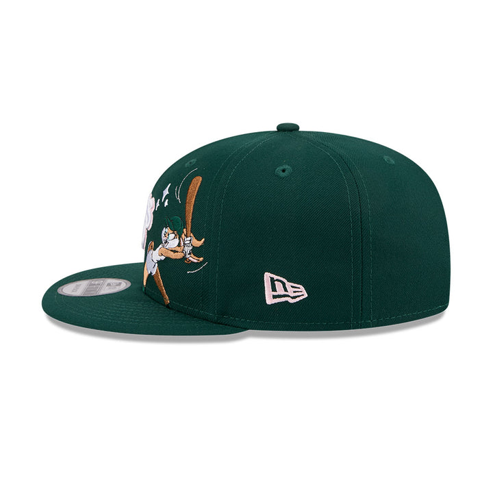 หมวกแก๊ป New Era รุ่น Looney Tunes X MLB Oakland Athletics Dark Green 9Fifty Cap