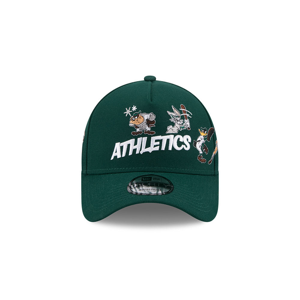 หมวกแก๊ป New Era รุ่น Looney Tunes X MLB Oakland Athletics Dark Green 9Forty A-Frame Cap