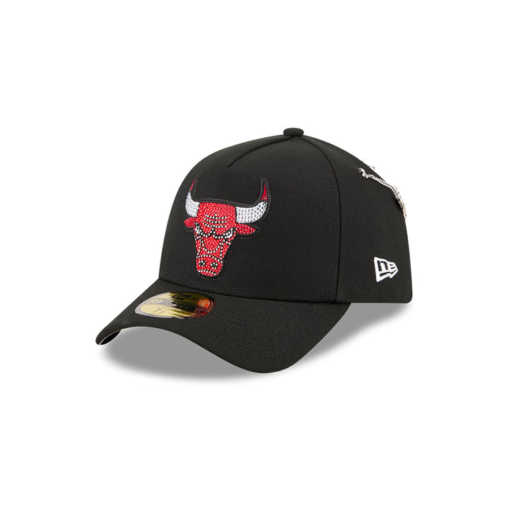 หมวกแก๊ป New Era รุ่น Chicago Bulls NBA Draft Black 59Forty A-Frame Cap