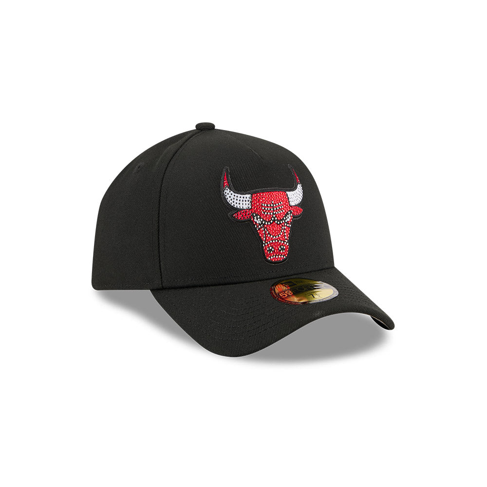 หมวกแก๊ป New Era รุ่น Chicago Bulls NBA Draft Black 59Forty A-Frame Cap
