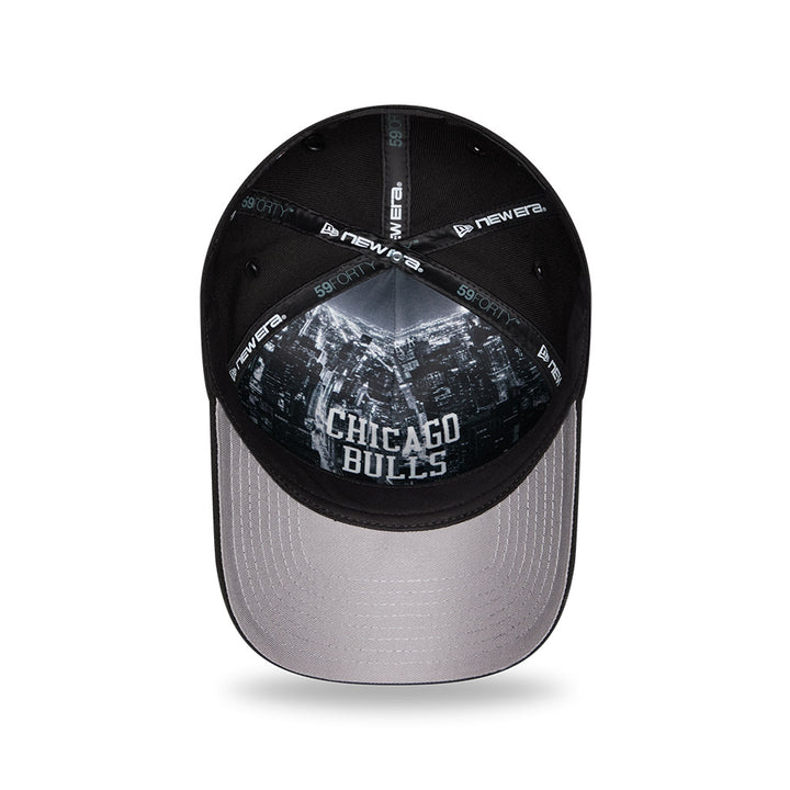 หมวกแก๊ป New Era รุ่น Chicago Bulls NBA Draft Black 59Forty A-Frame Cap