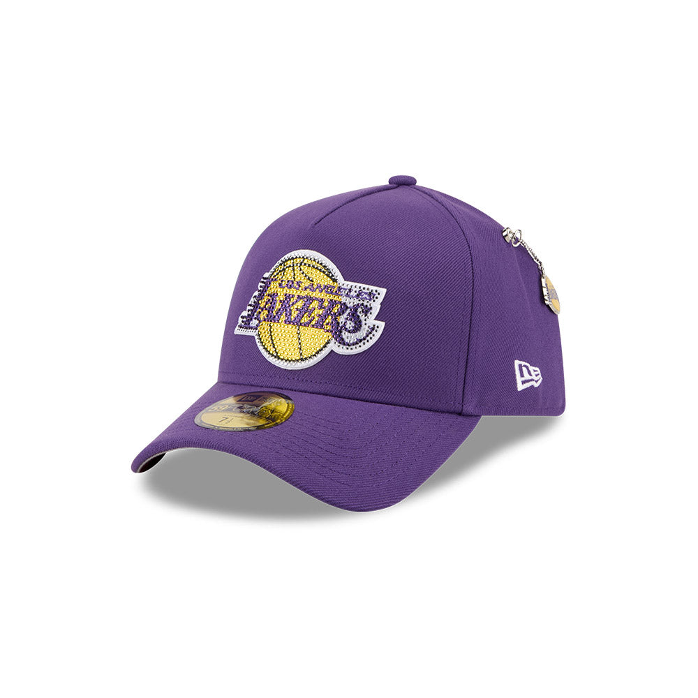 หมวกแก๊ป New Era รุ่น Los Angeles Lakers NBA Draft Purple 59Forty A-Frame Cap