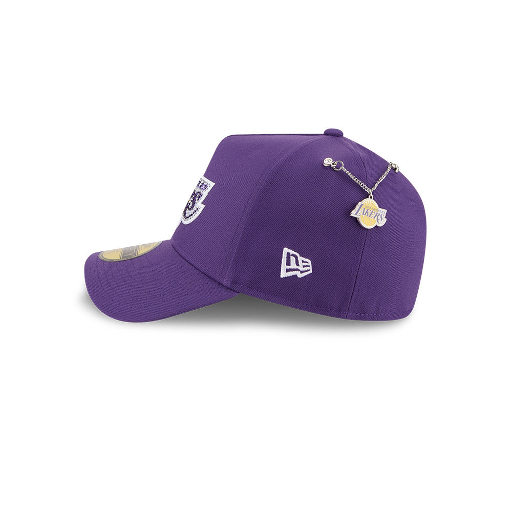 หมวกแก๊ป New Era รุ่น Los Angeles Lakers NBA Draft Purple 59Forty A-Frame Cap