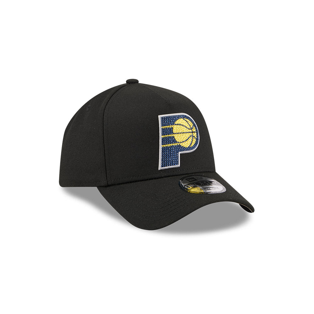 หมวกแก๊ป New Era รุ่น Indiana Pacers NBA Draft Black 9Forty A-Frame Cap
