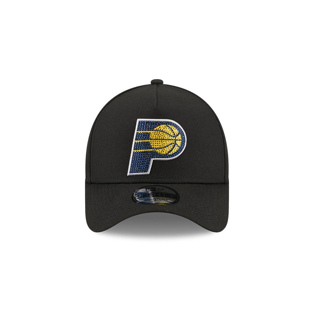 หมวกแก๊ป New Era รุ่น Indiana Pacers NBA Draft Black 9Forty A-Frame Cap