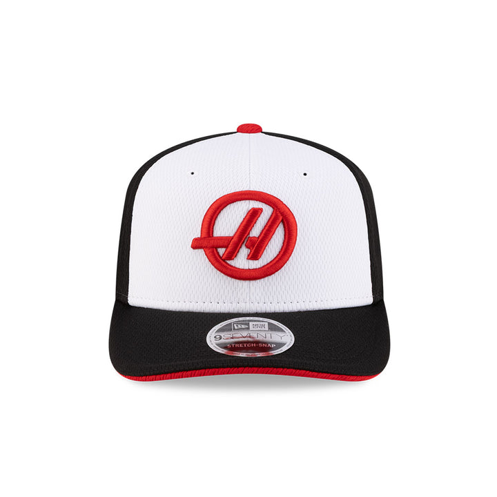 New Era หมวกรุ่น HAAS FORMULA 1 SILVERSTONE BLACK 9SEVENTY STRETCH SNAP CAP