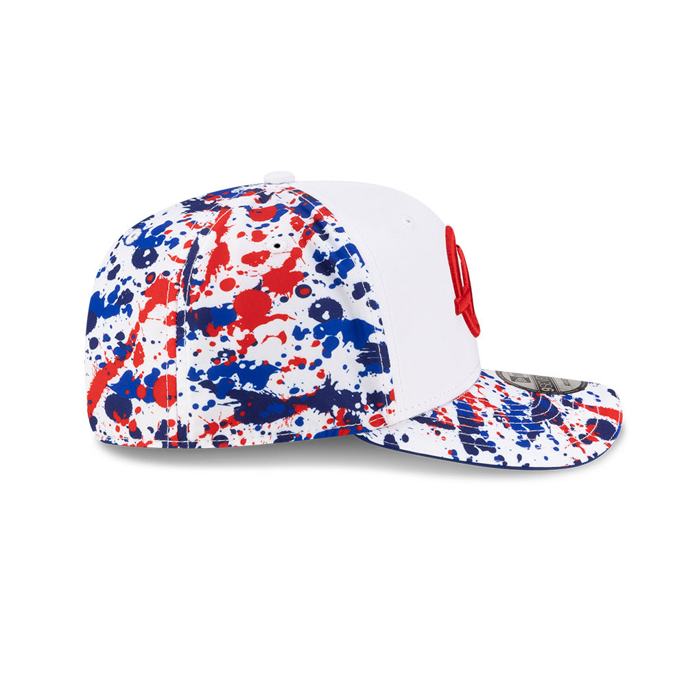 New Era หมวกรุ่น Haas Formula 1 Silverstone Race Optic White 9Seventy Stretch Snap Cap