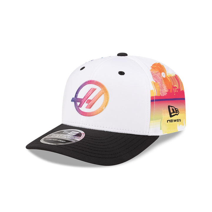 New Era หมวกรุ่น HAAS FORMULA 1 EMEA MOTORSPORT OPTIC WHITE 9SEVENTY STRETCH SNAP CAP