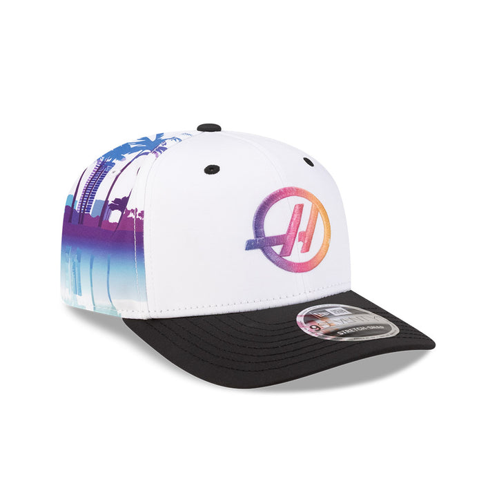 New Era หมวกรุ่น HAAS FORMULA 1 EMEA MOTORSPORT OPTIC WHITE 9SEVENTY STRETCH SNAP CAP