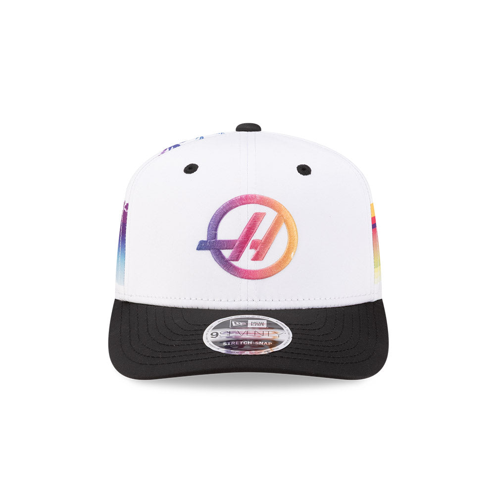 New Era หมวกรุ่น HAAS FORMULA 1 EMEA MOTORSPORT OPTIC WHITE 9SEVENTY STRETCH SNAP CAP