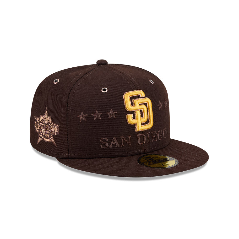 หมวกแก๊ป New Era รุ่น San Diego Padres MLB All Star Game Dark Brown 59Fifty Cap