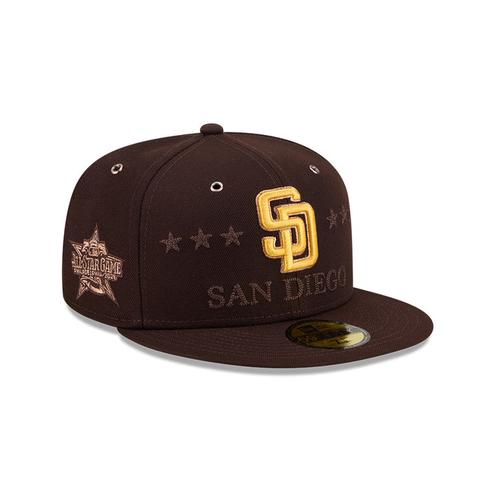 หมวกแก๊ป New Era รุ่น San Diego Padres MLB All Star Game Dark Brown 59Fifty Cap